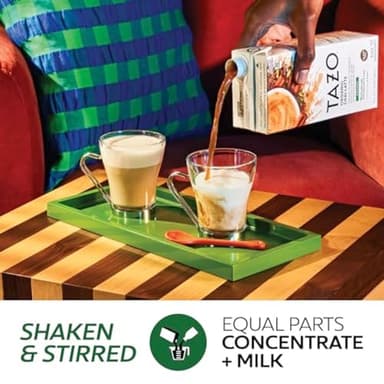 TAZO Organic Chai Latte Concentrate, Hot or Iced Black Tea, Easy-to-Serve, Everyday Lattes and Mocktails, 32 oz Carton (Pack of 2) - Image 4