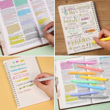 Mr. Pen- Gel Highlighter, 8 Pack, Friendly Colors, Bible Highlighters No Bleed, No Bleed Highlighters, Bible Highlighter, Bible Markers, Gel Highlighters for Bibles, Highlighter - Image 8