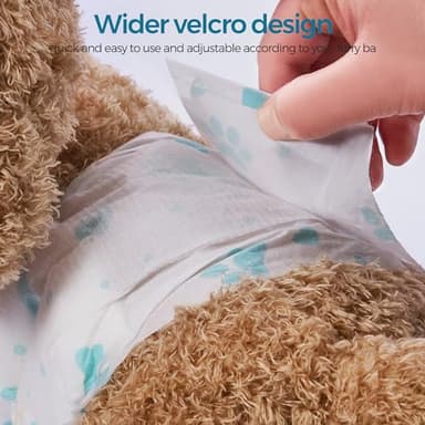 Bestle Male Dog Wrap, Disposable Dog Diapers, 40 Count, M (Waist 19.7”-23.6”), Wetness Indicator, Ultra Protection, Leak Proof, Super Absorbent, Soft - Image 5