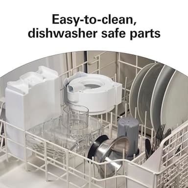 Hamilton Beach HealthSmart Juicer Machine, Compact Centrifugal Extractor, 2.4” Feed Chute for Fruits and Vegetables, Easy to Clean, BPA Free, 400W, White (67501) - Image 5