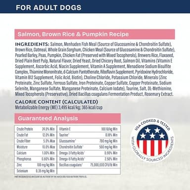Natural Balance Health Protection Dry Dog Food – Whole Body Health, Easy on Digestion Dog Food Made with Salmon, Brown Rice & Pumpkin for Dogs - 4lbs. - Image 6