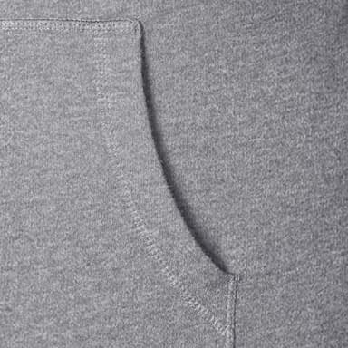 Amazon Essentials Men's Pullover Sweatshirt Hoodie, Big & Tall Options Available, Grey Heather, Large - Image 7
