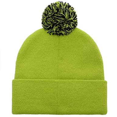 Bioworld The Grinch Big Face Knit Pom Beanie - Image 4