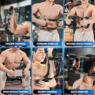 Saker Twister Arm Trainer, PowerTwist Arm Trainer, Adjustable Forearm Strengthener, Arm Exercise Equipment, Chest Workout Equipment, Portable Spring Resistance for Home Gym Equipment (40-90LB) - Image 2