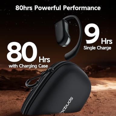 PocBuds Open Ear Headphones Comfortable Design for Sport with Charging Case - Image 5