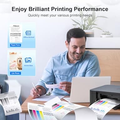 63XL Black Ink Cartridge High-Yield for HP Ink 63 Replacement for HP 63 Black Ink Cartridge Works for HP OfficeJet 3830 4650 5255 5258 5200 Envy 4520 4512 4510 DeskJet 1112 2130 3630 F6U64AN (2 Pack) - Image 6