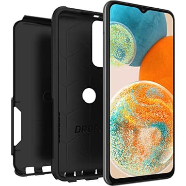 OtterBox Galaxy A23 5G UW Commuter Series Case - Black, Slim & Tough, Pocket-Friendly, with Port Protection - Image 4