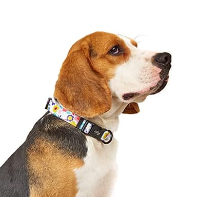 Dog Collar Adjustable Summer Flower Dog Collars with Safety Buckle Soft Comfortable Pet Collar for Small Medium Large Dogs - Image 2