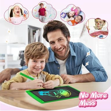 3 Pack LCD Writing Tablet, Colorful Toddler Drawing Tablet Doodle Board for Kids, Erasable Reusable Electronic Drawing Pad, LEYAOYAO Educational and Learning Toy for 3-6 Years Old Boy and Girl - Image 6