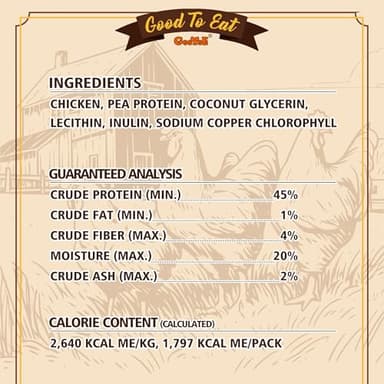 Gootoe Soft Chicken Dental Chews with Chlorophyll 1.5 lb, All Natural, Grain-Free, High-Protein, Healthy & Easily Digestible, Soft Texture, Resealable - Image 7