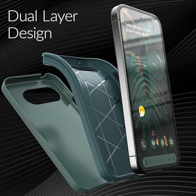 Crave Dual Guard Compatible with Google Pixel 9a Case, Shockproof Protection Dual Layer Case for Google Pixel 9a - Forest Green - Image 4