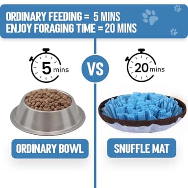 PET ARENA Snuffle Mat for Dogs - Adjustable Interactive Puzzle Toy for Large & Small Breed Slow Feeder for Mental Stimulation & Stress Relief Encourages Natural Foraging Ideal for Indoor & Outdoor Use - Image 7