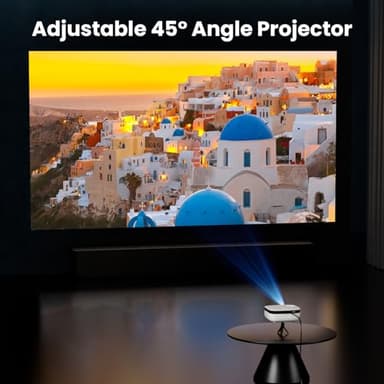 Mini Projector, NICPOW Portable Outdoor Movie Projector with Tripod, 1080P and 200" Supported Small Projector Compatible with TV Stick, Phone, PS5, HDMI, USB for Home, Bedroom, Gaming, Outdoor Use - Image 6