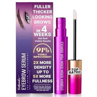VieBeauti Eyebrow Growth Serum: Eyebrow Serum to Grow Brows with Advanced Formula to Boost Longer Fuller and Thicker Looking Eyebrows 3mL - Image 1