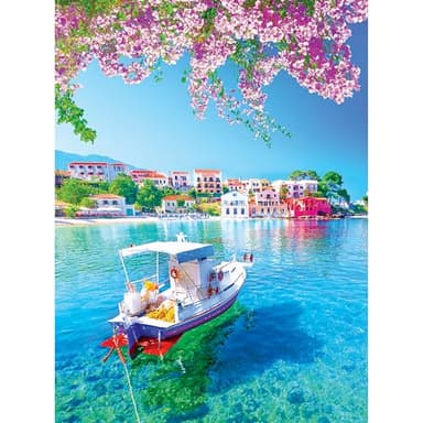 RoseArt - Kodak Premium - Assos Village - 1000 Piece Jigsaw Puzzle for Adults - Image 1