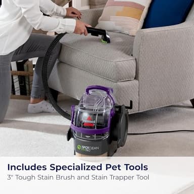Bissell SpotClean Pet Pro Portable Carpet Cleaner, 2458 - Image 6