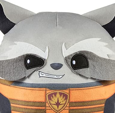 Mattel Marvel Cuutopia 10-inch Rocket Raccoon Plush Character, Super Hero Soft Rounded Pillow Doll, Collectible Toy for Kids & Fans Ages 3 Years Old & Up - Image 5