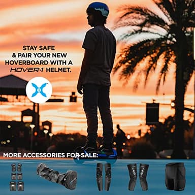 Hover-1 Chrome Electric Self Balancing Hoverboard with 6 mph Max Speed, Dual 200W Motors, 6 Mile Range, and 6.5” Wheels Electric Hoverboard - Image 7