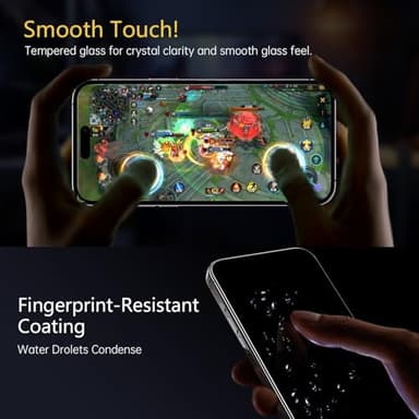 X-it 3-Pack Privacy Screen Protector for iPhone 16 Pro (6.3"), 9H+ Tempered Glass, Auto-Dust Removal, Military Grade Protection, Bubble-Free, Full Coverage, Case Friendly - Image 6