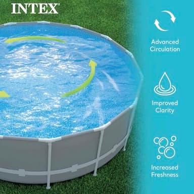 Intex SX2800 Krystal Clear Sand Filter Pump: 2800 GPH Pump Flow Rate – Improved Circulation and Filtration – Easy Installation – Improved Water Clarity – Easy-to-Clean - Image 7