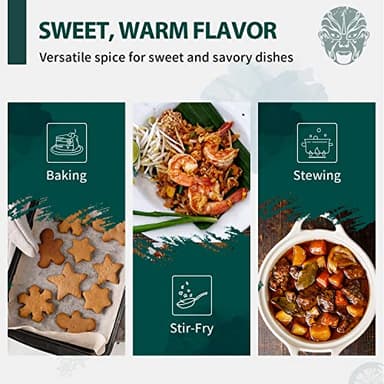 Soeos Organic Cinnamon Sticks, 8 oz (226g), 3.5" Length, 100% Raw, Non-GMO, Kosher Certified, Whole Cinnamon Sticks Seasoning Spice for Coffee, Baking, Cooking and Beverages - Image 5