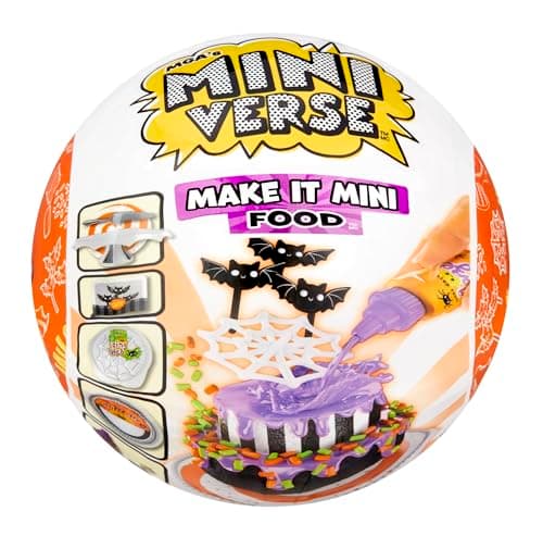 MGA's Miniverse Make It Mini Food Spooky Treats Series 2 Mini Collectibles - Seasonal, Beetlejuice Beetlejuice Blind Pack, DIY, Resin Play, Replica Food, NOT Edible, Collectors, 8+ - Image 1