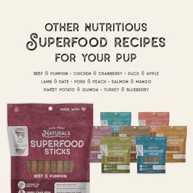 Dog Treat Naturals Duck & Apple Superfood Sticks for Dogs | All-Natural Premium Training Dog Treats | Contains Turmeric for Joint Health | Made with Real Duck & Apple | Made in USA | 10 Ounces - Image 6