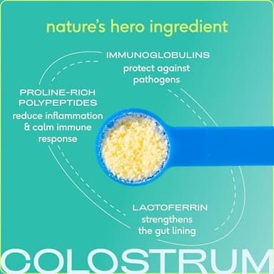 Native Pet Colostrum for Dogs – Bovine Colostrum Powder – Allergy Relief, Immune Support & Itchy Skin Treatment – Dog Multivitamins for Skin & Gut Health – Puppy Milk Replacement & Prebiotic -120 ct. - Image 4