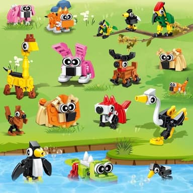 INSOON 30 Pack Party Favors for Kids, 750 PCS Animals Building Block Toy for Goodie Bag Stuffers, Classroom Student Prizes Easter Gift Children's Day Birthday for Kids Boys Girls Ages 6-12+ - Image 7