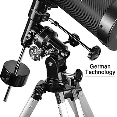 Telescope 130EQ Newtonian Reflector Telescopes for Adults, Professional Telescopes for Adults Astronomy, Comes with 1.5X Barlow Lens Smartphone Adapter & 13% T Moon Filter - Image 3