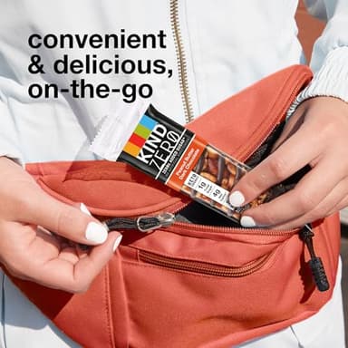 KIND ZERO Added Sugar Bars, Variety Pack, Dark Chocolate Nuts & Sea Salt, Caramel Almond & Sea Salt, Peanut Butter Dark Chocolate, Keto Friendly Snacks, Gluten Free, 5g Protein, 15 Count - Image 6