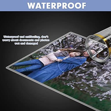 Laminating Sheets, PANDRI 100 Pack Thermal Laminating Pouches Holds 11 x 17 Inch, 5 Mil Plastic Laminator Paper 11.5 x 17.5 Inch, Clear Round Corner - Image 4