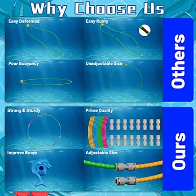 Fun Swimming Pool Toys for Kids - Diving Practice, Swim Thru Rings for Boys/Girls Ages 4-12 - Image 4