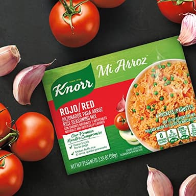 Knorr Mi Arroz Rice Seasoning Mix Add Authentic Flavor To Any Dish Rojo/Red Delicious Homemade Flavor in Our Seasonings 2.39 oz 4 Count, Pack of 12 - Image 11