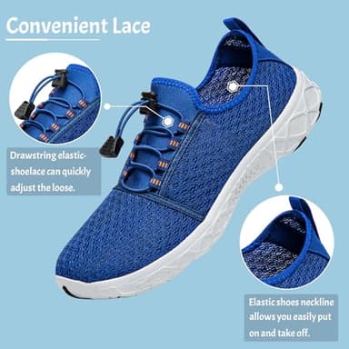 ATHMILE Water Shoes for Men Women Barefoot Hiking Swim River Shoes Adult Lake Pool Aqua Socks Beach Quick Dry for Hiking Surfing Kayaking Sport Accessories Camping Must Haves - Image 3