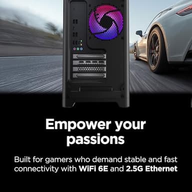 Lenovo Legion Tower 5i – AI-Powered Gaming PC - Intel® Core Ultra 7 265F Processor – NVIDIA® GeForce RTX™ 5060 Ti Graphics – 16 GB Memory – 1 TB Storage – 3 Months of PC GamePass - Image 4