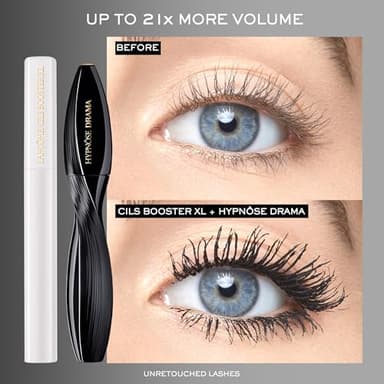 Lancôme Hypnôse Drama Extreme Volumizing Mascara - Up to 17x More Volume - Up to 24HR Wear- Lengthening & Volumizing - Dramatic Lash Look - Ultra Black - Suitable for Sensitive Eyes - Travel Size - Image 8