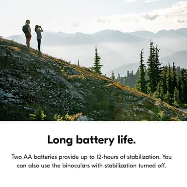 Nikon STABILIZED Binoculars 12x25 S, Image Stabilized Binoculars for Sports, Outdoors, & Wildlife, Compact Binoculars, Bundle with a Nikon Lens Pen & Cleaning Cloth - Image 4