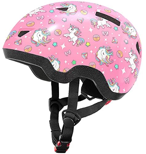 Toddler Bike Helmet for Boys and Girls, Adjustable Kids Helmets from Infant/Baby to Children, 1/2/3/4/5/6/7/8 Years Old (Unicorn,Size S) - Image 1