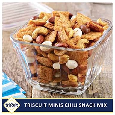 Triscuit Minis Original Whole Grain Wheat Crackers, Vegan Snacks, Bulk Snack Crackers, 6 - 8 oz Boxes - Image 13