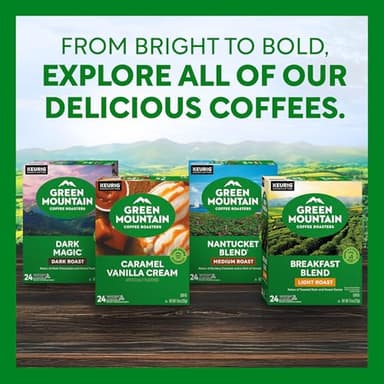 Green Mountain Coffee Roasters Caramel Vanilla Cream, Keurig Single Serve K-Cup Pods, Light Roast Coffee, 60 Count, (6 Packs of 10) - Image 12