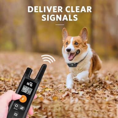 Dog Training Collar - Rechargeable Dog Shock Collar with Beep, Vibration and Shock Training Modes, Rainproof, Long Remote Range, Adjustable Shock Levels Shock Collars for Dogs with Remote - Image 6