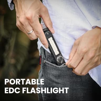 Sofirn IF24 Rechargeable Flashlights High Lumens, 2000LM Flashlights for Emergencies Home, LED Work Light, Multifunctional Powerful Pocket Flashlight, Magnetic Flashlight for EDC, Triple Light Sources - Image 8