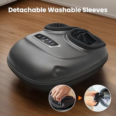 CILI Foot Massager with Heat, 2025 Shiatsu Feet Massage Machine for Plantar Fasciitis Neuropathy Pain Relief, Remote Control Heated Foot Warmer Massager Size 13, Gifts/Presents for Mom, Dad - Image 6