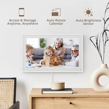 Dragon Touch 15.6" Digital Calendar Chore Chart – 1080P Full HD Interactive Touchscreen, Smart Family Planner, Hearth Display Digital Calendar Wall & Desk Mountable for Seamless Scheduling - Image 6