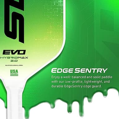 Selkirk Sport SLK Evo Hybrid XL Pickleball Paddle by Selkirk Sport | C7-Flex Hybrid Fiberglass Pickleball Paddle Face with Spinflex Surface and Rev-Hybrid Polymer Core | Hybrid Green XL - Image 6