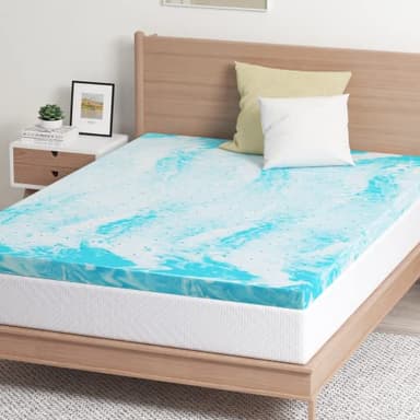 EGO Topper 2 Inch Twin Memory Foam Mattress Topper, Gel Foam Mattress Topper for Pressure Relief, Ventilated Design Bed Topper in a Box, CertiPUR-US Certified, 38"×75", Medium - Image 7