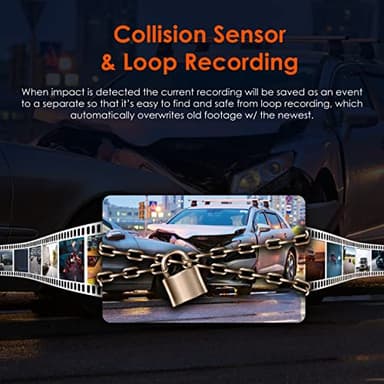 RexingUSA R4-4 Channel Dash Cam W/All Around 1080p Resolution, Wi-Fi, GPS, IR Night Vision, Parking Mode, Collision Detection, Type-C Port - Image 8