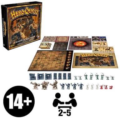 Avalon Hill Heroquest Against The Ogre Horde Quest Pack | Roleplaying Game | Ages 14+ | 2 to 5 Players | Requires HeroQuest Game System to Play, Multicolor, Pack 1 - Image 14