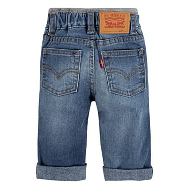 Levi's Baby Boys' Little Fit Jeans, Vintage Sky/Straight, 6M - Image 2